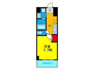 Metorosa 弁天町の物件間取画像